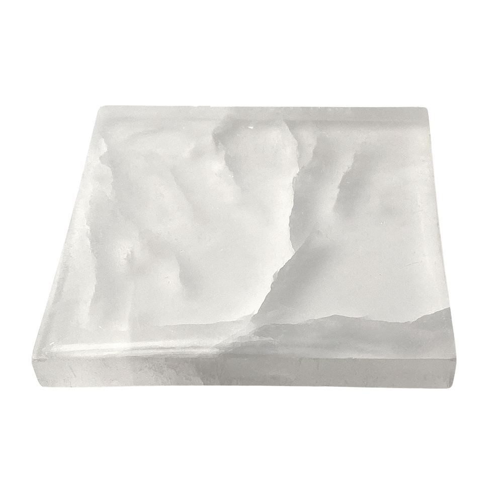 Selenite Charging Plate, Square