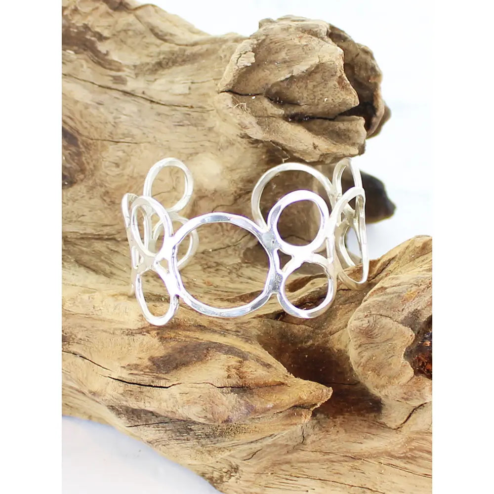 Beaten open ring cuff