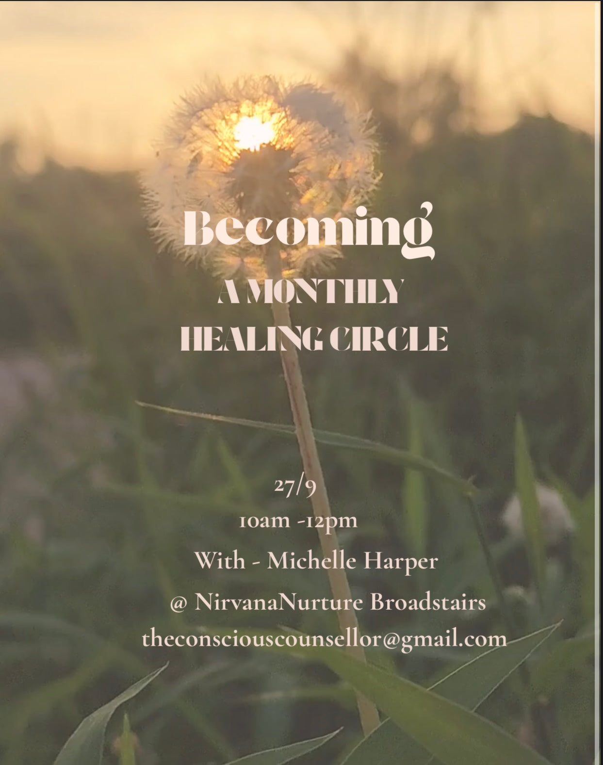 Monthly Healing Circles With Michelle