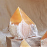 Orange Calcite Raw Points - Native Self