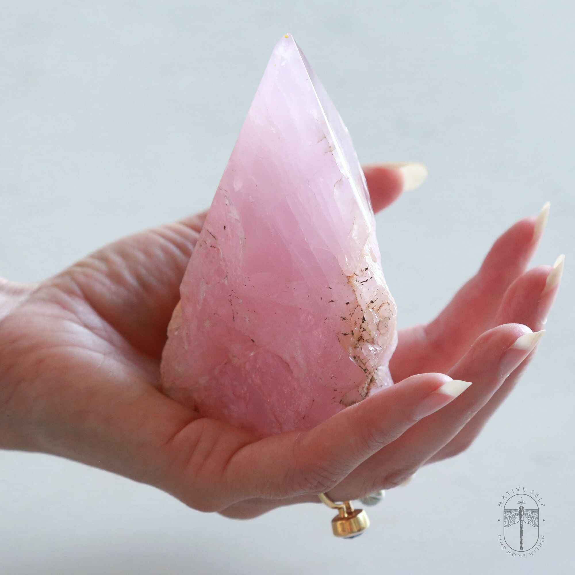 Rose Quartz Raw Points - Native Self