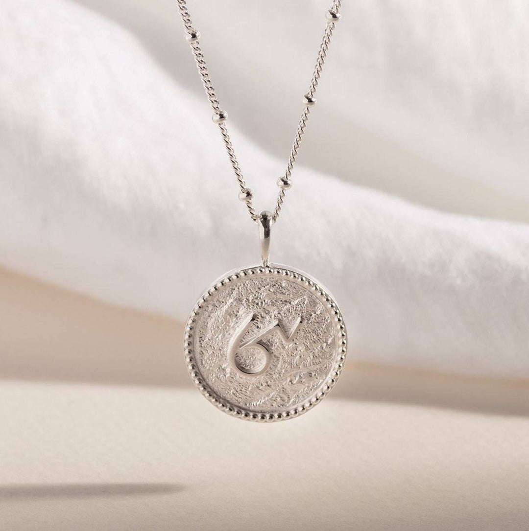 Brave Shorthand Silver Vermeil Coin Necklace - Native Self